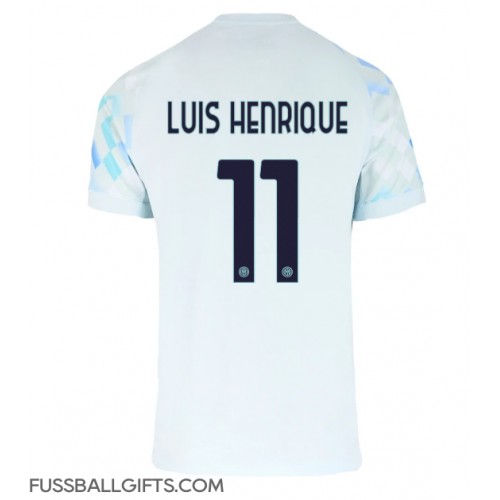 Inter Milan Luis Henrique #11 Fußballbekleidung Auswärtstrikot 2025-26 Kurzarm